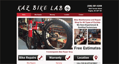 Desktop Screenshot of kazbikelab.com